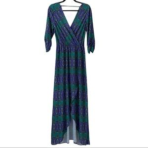 SOLD Emma’s Closet Printed Maxi Dress